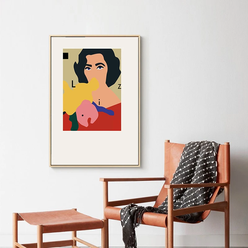 Модные забавные постеры и принты Джон Йоко Картина на холсте Настенная картина