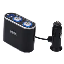 Car 2 Way USB Cigarette Charger Socket Splitter 12V Charger Power Adapter Car USB Phone Charger