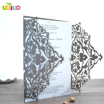 

10Pcs Luxury Wedding Invitations Card Elegant Lace Party Invitation Card Wedding decoration Event & Party Supplies
