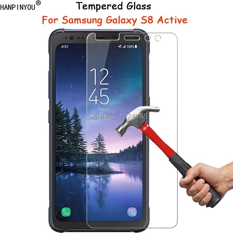 Для Samsung Galaxy S8 Active G892A 5 8 &quotпрозрачная защитная пленка из закаленного стекла