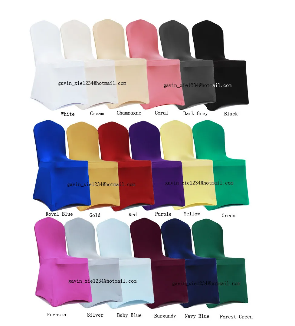 Shiny Lycra Colors chart