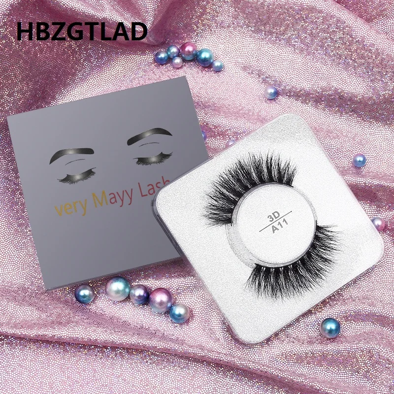 

3D Mink eyelash Messy Cross Thick Natural Fake Eye Lashes Professional Makeup Bigeye Eye Lashes Handmade 1pair Glitter Packaging