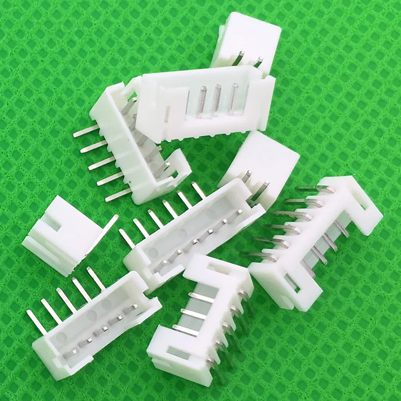 

MCIGICM 50pcs 2mm Connector male right angle material connectors PH2.0 Leads pin Header PH-AW 2.0mm