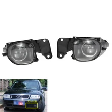 Per Audi A6 C5 1998-2001 Auto Della Luce di Nebbia Lampada Auto Paraurti anteriore Griglia di Guida Lampade Fari Fendinebbia Set Kit 4B0941699A/4B0941700A