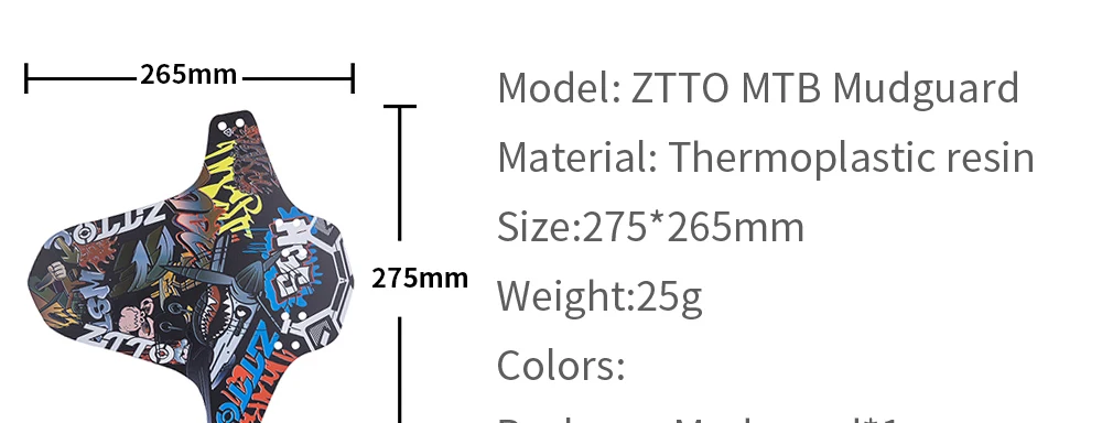 ZTTO 10 шт. быстросъемное крыло для горного велосипеда горный велосипед передний задний брызговик AM Enduro Wings Road Bike26 27,5 29