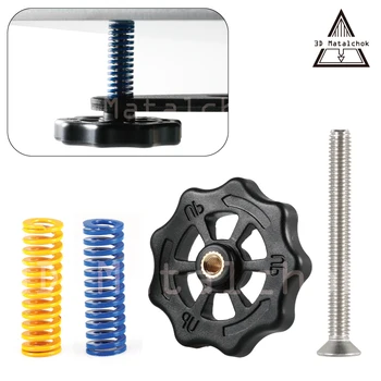 

3D Printer Parts Components M4*30 Screw Leveling Spring Kits Knob Suite Fot Creality 3d Printer Cr-10/ender-3 Hotbed