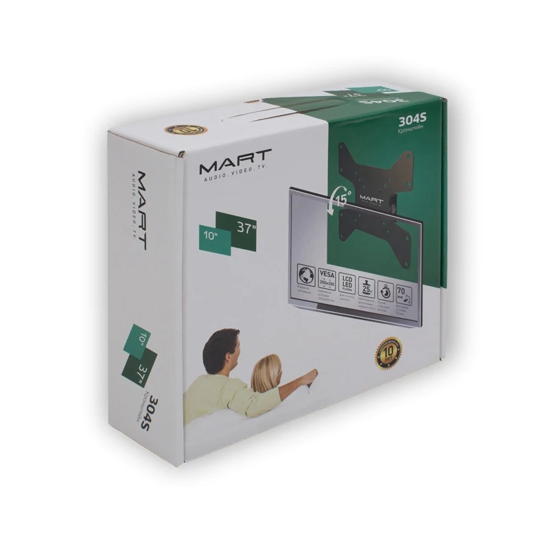 Кронштейн наклонный Mart 304S|Кронштейны для ТВ| |