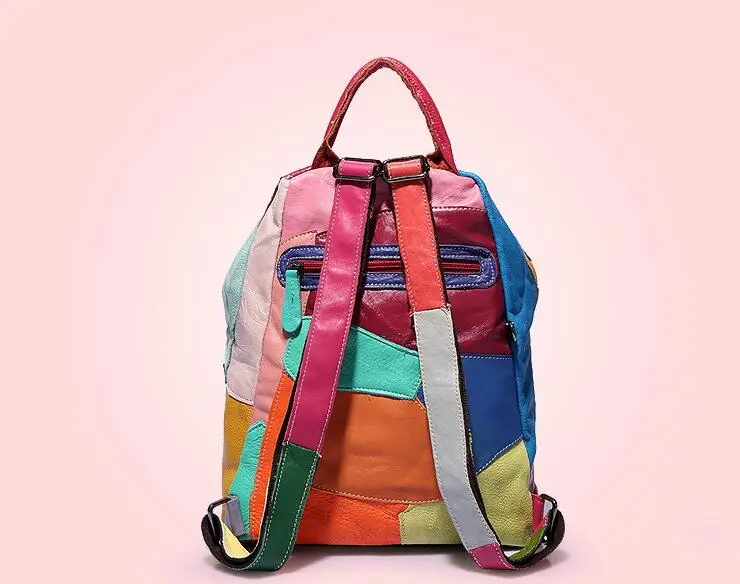 2019 Новые рюкзаки из воловьей кожи модная кожаная женская сумка европейский и