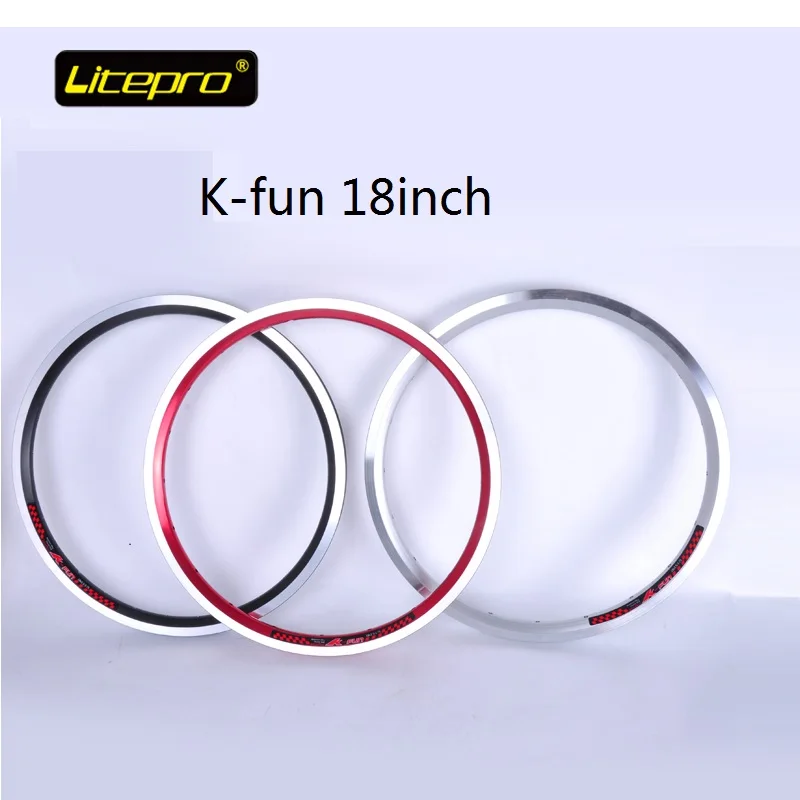 Folding Bike Rim 18 inch 355 Double Wall V Brakes Bicycle BMX Rims 20H ... - FolDing Bike Rim 18 Inch 355 Double Wall V Brakes Bicycle BMX Rims 20H 28H FolDing