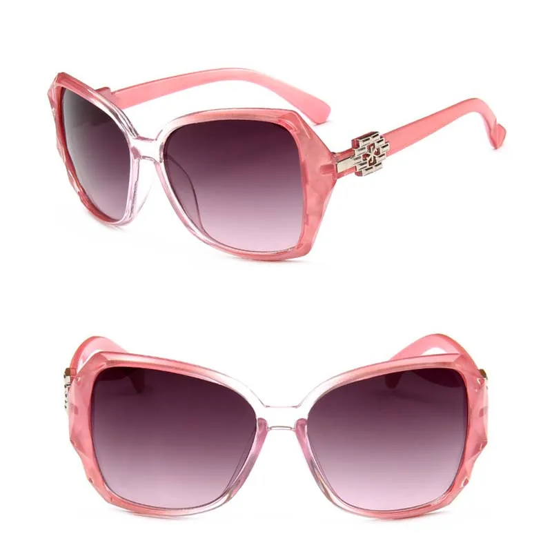 LeonLion солнечные очки с градиентными линзами женские фирменные очки для вождения большая оправа солнцезащитные очки винтажные Lunette De Soleil Femme UV400 - Цвет линз: Pink