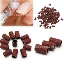 100 шт. серый 8" 120" 18" дрель для ногтей шлифовальный станок Сменные сверла педикюр 200 комплектов