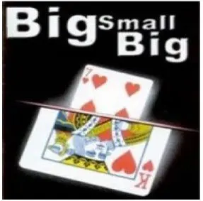 

Big Small Big Magic Tricks Card Magica Close Up Illusions Gimmick Props Mentalism Comedy