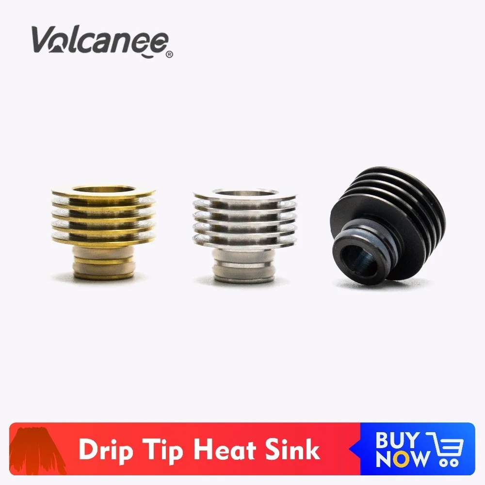 

Volcanee Drip Tip 510 Heat Sink Adaptor for 510 Mouthpiece Thread Tank Atomizer Siren RTA E Cigarettes Vape Accessories