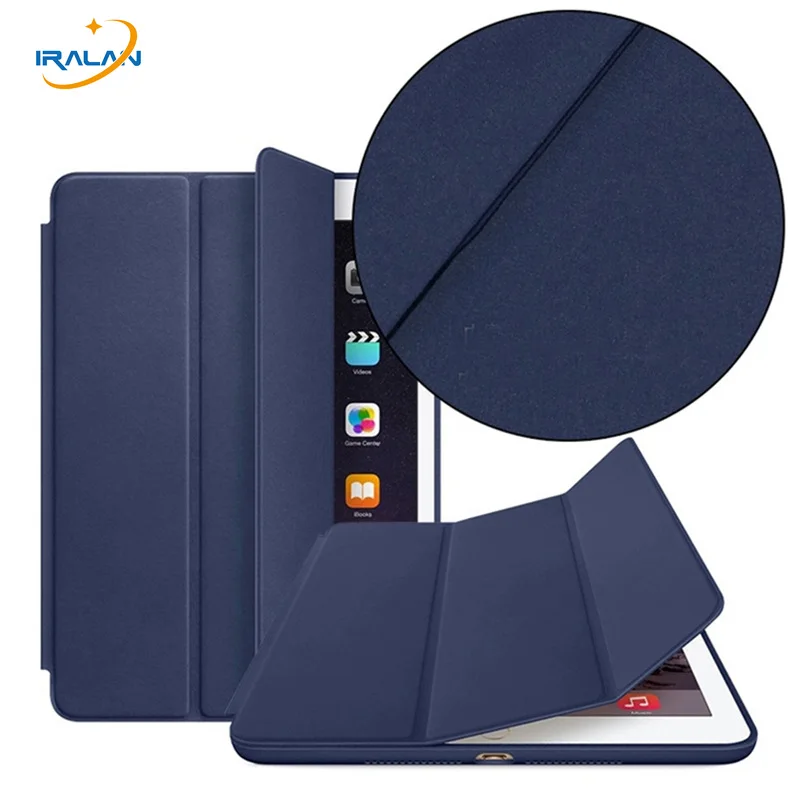 

2018 hot Newest Official Magnetic Case For Apple iPad mini 1 2 3 Ultra thin Stand PU Leather Smart Cover+screen Film+stylus