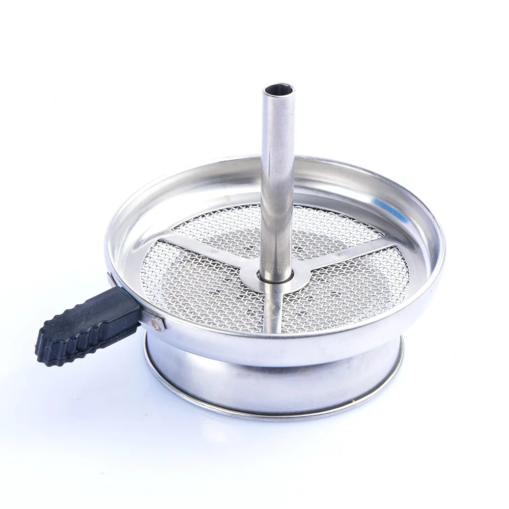 

Metal Shisha Charcoal Holder with Handle Narguile Sheesha Water Pipe Chicha Kaloud Shisha Hookah Bowl Accessories