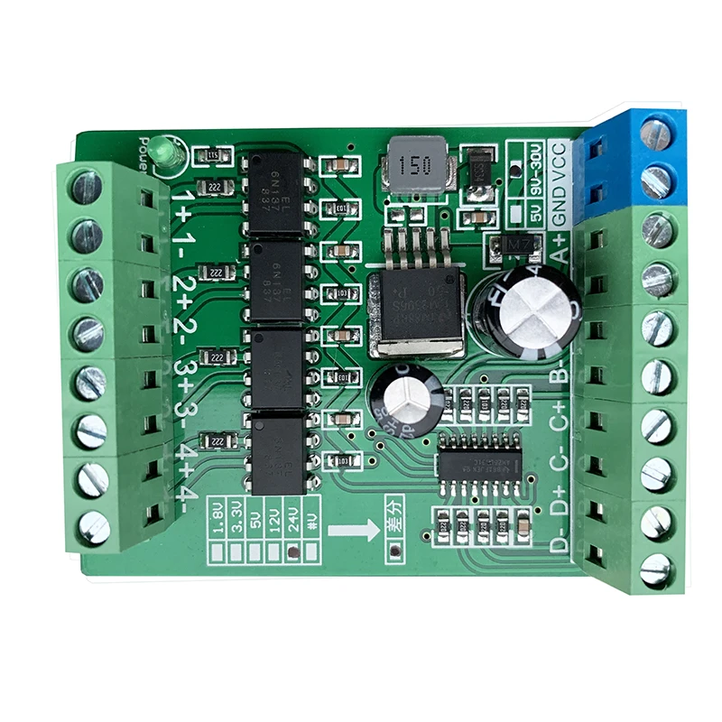 

Single Ended to Differential Collector-to-Differential Compatible Single-Chip PLC 1.8V 3.3V 5V 12V 24V