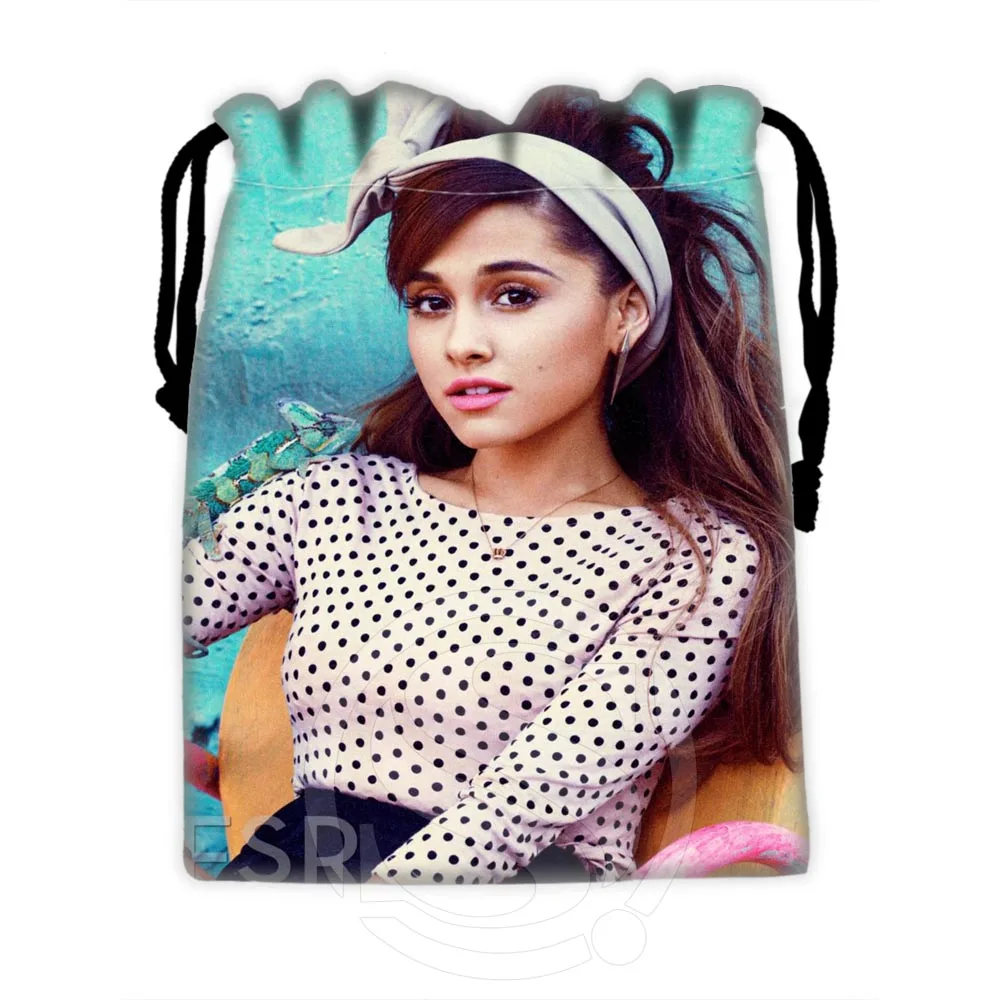 H P618 Custom Ariana Grande 15 drawstring bags for mobile phone tablet PC packaging Gift Bags18X22cm