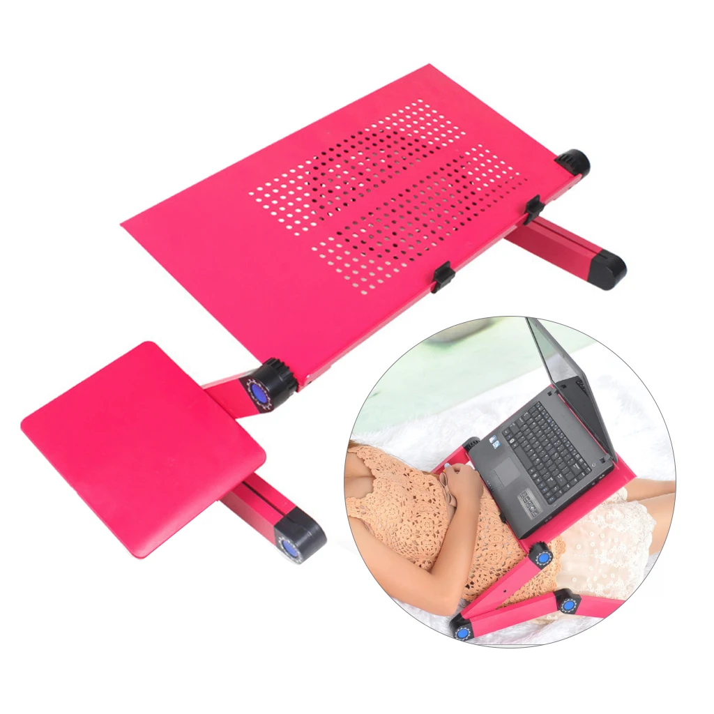 Многофункциональная эргономичная Мобильная подставка для ноутбука для кровати портативный диван стол для ноутбука складной стол для ноутбука с коврик для мыши