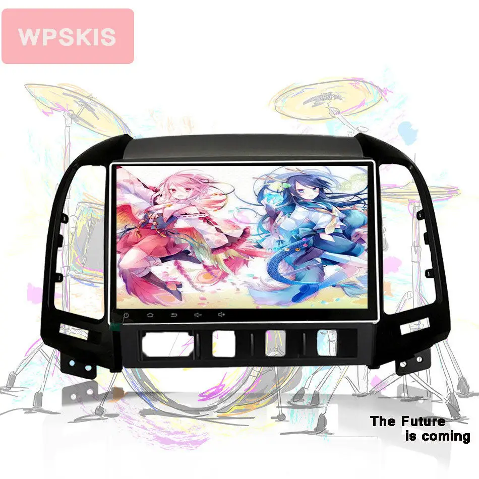 Flash Deal 1024*600 Octa Core android 9.0 4G 64G car dvd for Hyundai Santa fe 06 2007 2008 2009 2010 2011 2012 car radio stereo navigation 1
