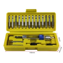 20 IN 1 Multi Function Screwdriver High Speed Steel Bit Double Use Replacement Tool Kit Set phillips bit DYI Hand Tool Dropship
