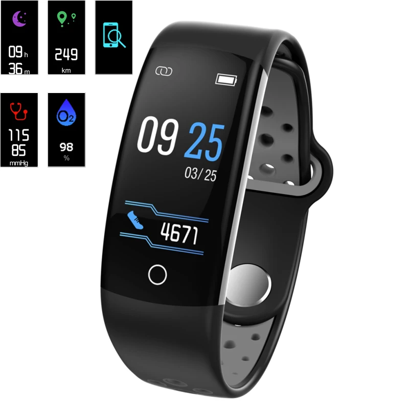 

Montre Homme 2019 Men's Sport Watch Calorie Pedometer Bracelet Sleep Heart Rate Tracker Smart Watch Waterproof Wristwatch Clock