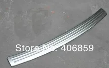 High quality stainless steel Rear bumper Protector Sill For 2010 2013 Mitsubishi Lancer Lancer X Lancer