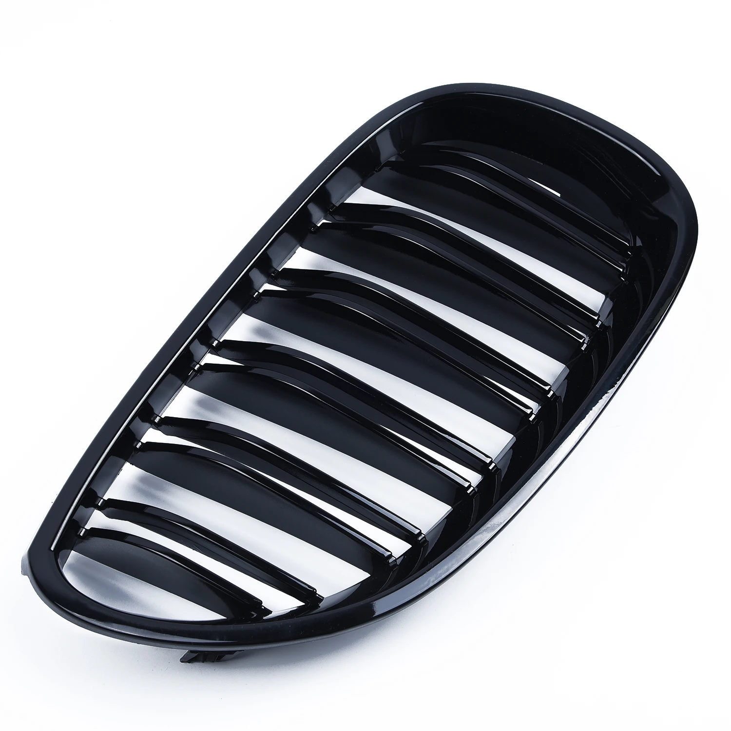 

Gloss Black Tri Color Front Kidney Grill Grille For BMW E60 E61 5 Series 03-10