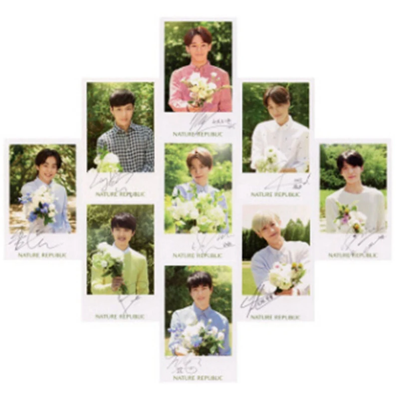 

12pcs/set K-POP EXO EXACT LOTTO Plant 3 EX'ACT Album Self Made Paper Cards K-POP Signature LOMO Photo Card Photocard