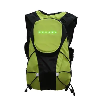 

LED Turn Signal Light Reflective Vest Backpack/Waist Pack/Business/Travel School Bag Sport Outdoor Waterproof For Safety