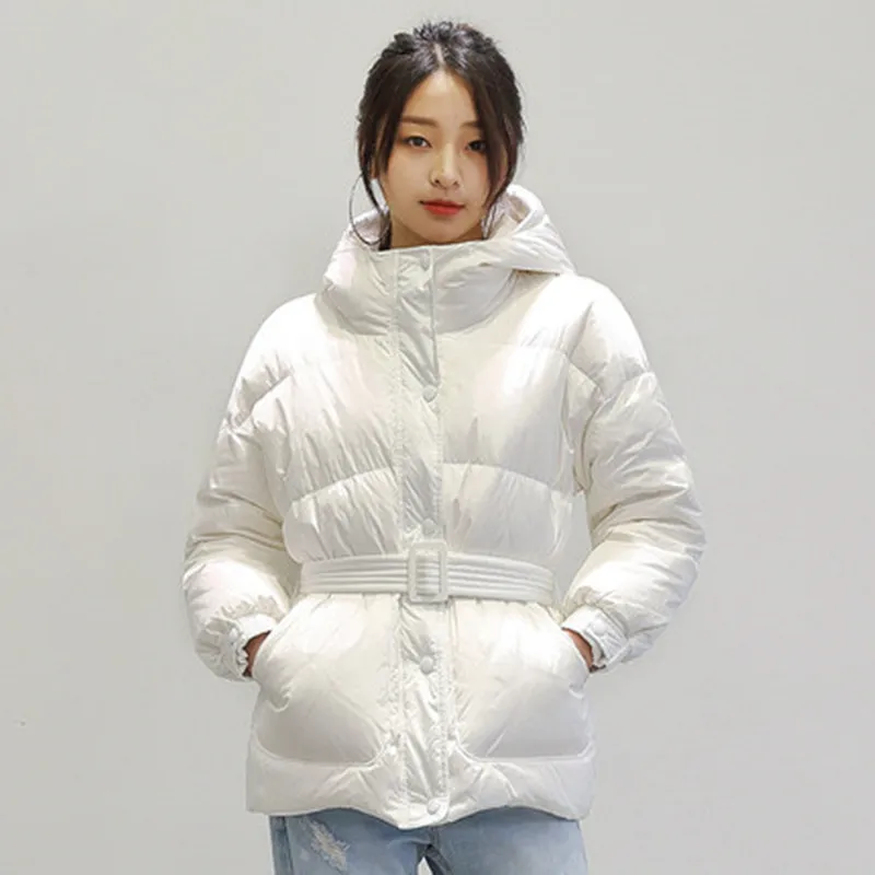 Women's Winter Jackets Fashion Collar Women's Down Jacket 2019 Winter New Short Paragraph Down Jacket Sweet Coat Female  S M L (19)