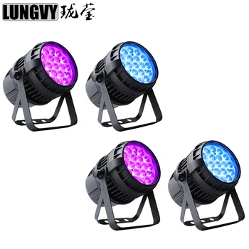 

Free Shipping 4pcs/lot 19x12W RGBW Waterproof LED Par Zoom Light IP65 Professional Dj Shows Disco DMX Bar Night Clubs Light
