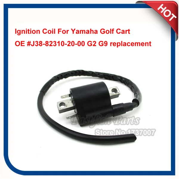 

Golf Cart Ignition Coil 12V For Yamaha G2 G9 G11 4 Cycle Motor Golf Car