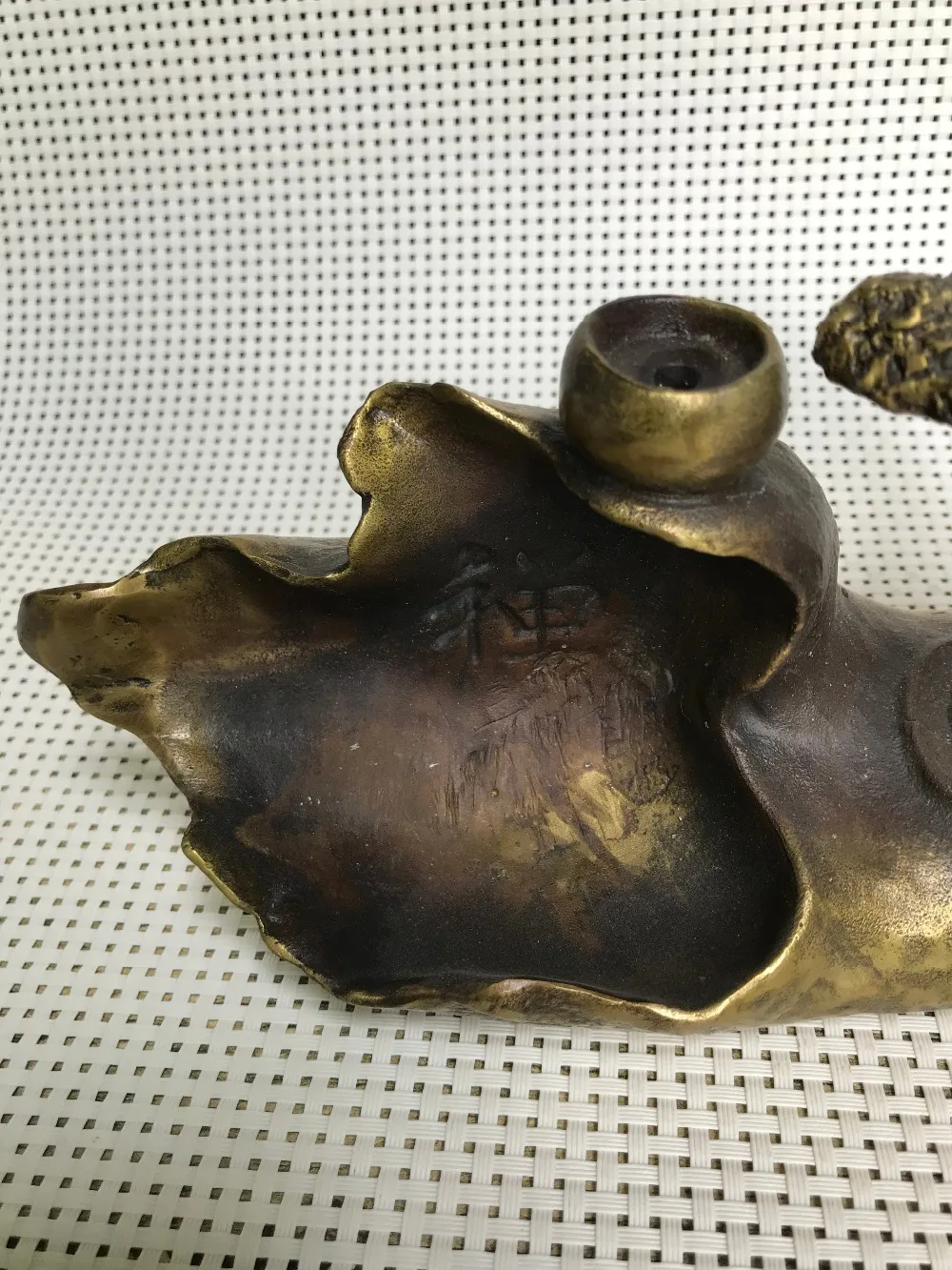 Китайская медь reflux censer bodhidharma статуя