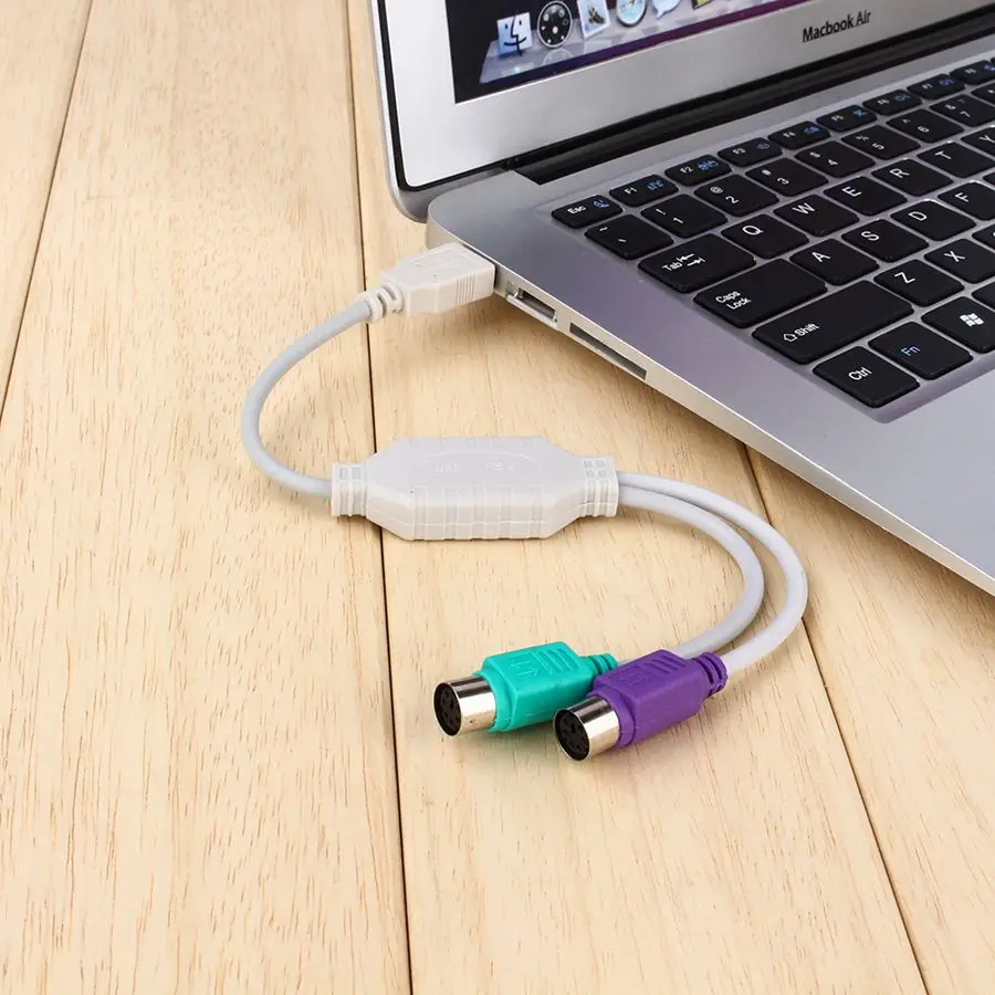 Computer Cables USB Male to PS2 Female Adapter Converter