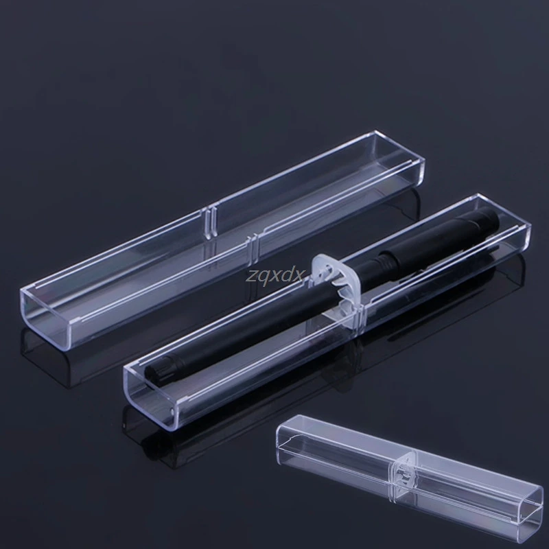 Pen boxes Plastic Transparent case Pen holder Gift for promotional