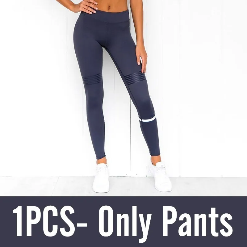 1 PCS Only Pants Новинка, майка для йоги, бодибилдинга, набор, женская мода, обтягивающие брюки, спортивный костюм для йоги, бюстгальтер, штаны для женщин, фитнес, спортивная одежда, костюмы - Цвет: 1 PCS Only Pants