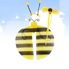 Детская Вечеринка Ангел Фея карнавальные костюмы косплей пчелка, Божья коровка крыло повязка на голову комплект Дети реквизит для представления Рождество