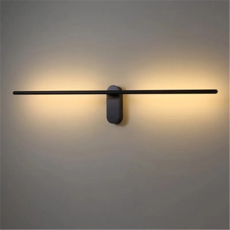  Nordic Designer Simple Strip LED Wall Lamp Post Modern Creative Art Living Room Bedroom Aisle Corri - 33011396961