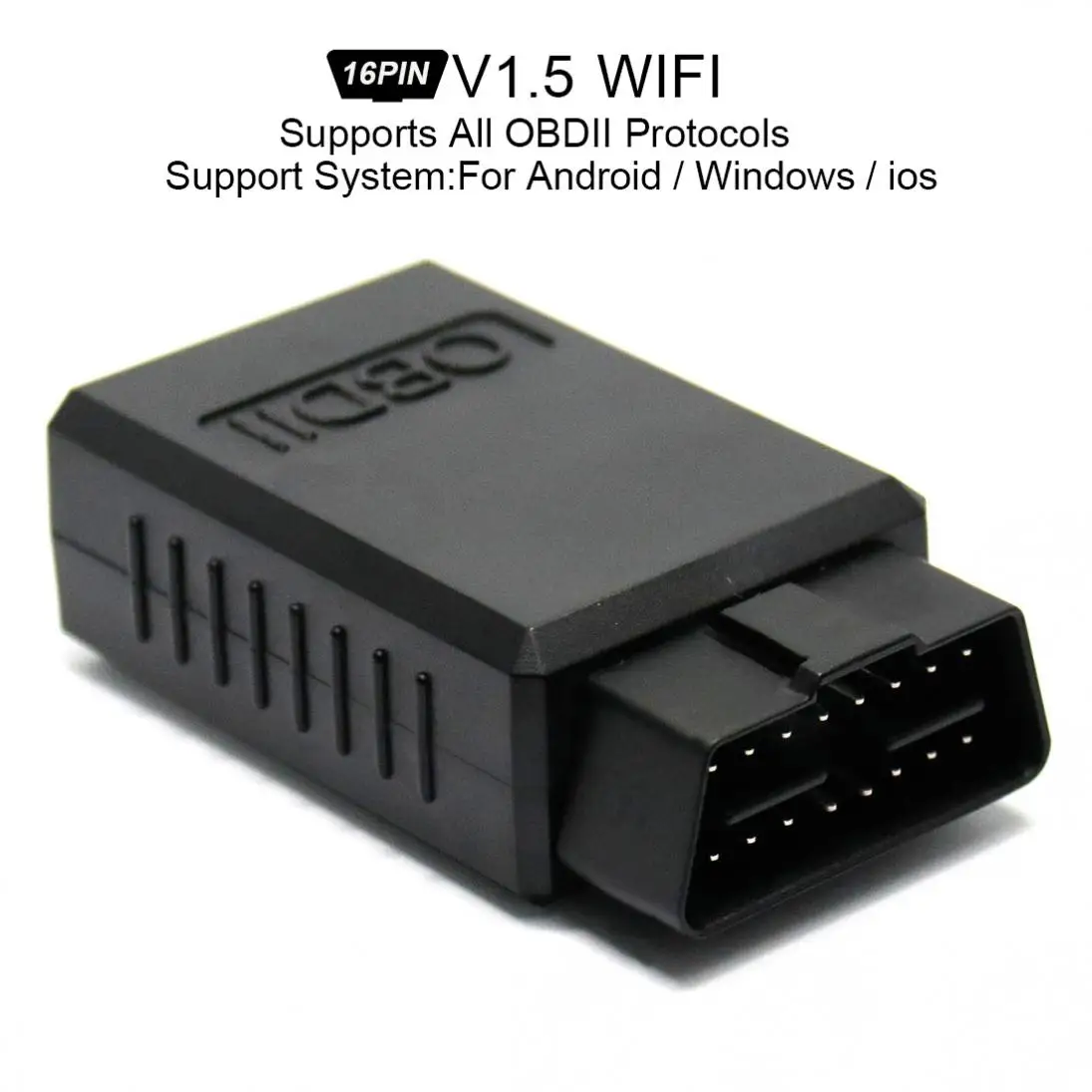 ELM327 V1.5 чип 16Pin wi-fi-сканер Беспроводной Интерфейс Авто V03HW-1 Интерфейс Читатели код инструмент диагностики OBDII протоколы