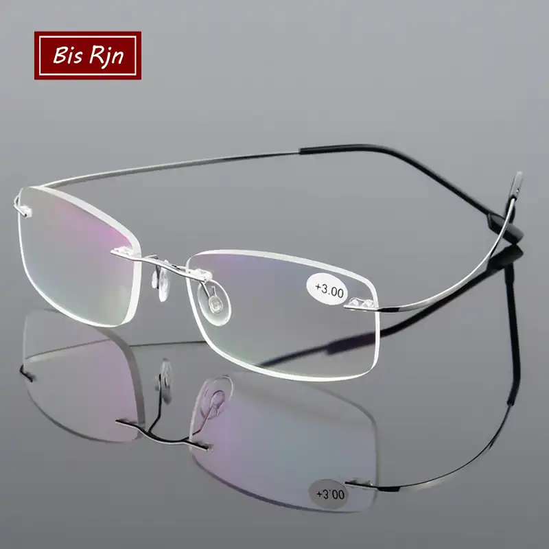 titanium frameless eyeglasses