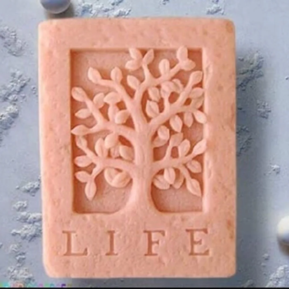

Grainrain Silicone Molds Soap Making Tools DIY Polymer Clay Resin Mould Craft life tree