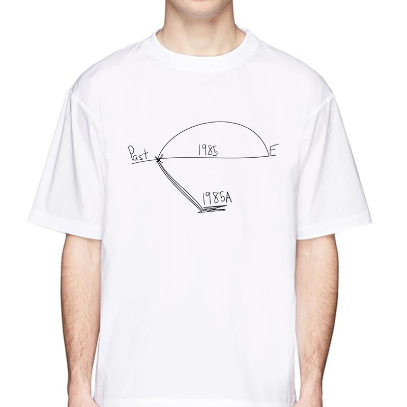 

BACK TO THE FUTURE T-Shirts Men anime Custom Tee 2018 Summer Short Sleeve Fitness T shirt