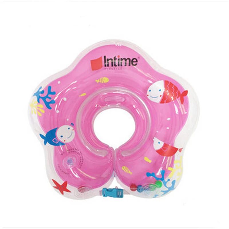 2016 New Baby Swimming Aid Floats Neck Collar Inflatable Tube Ring for
