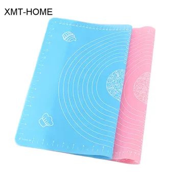 

XMT-HOME Silicone baking pads baking mats liners dough pizza biscuit bread dumpling cookie cake pancake pad 5pcs