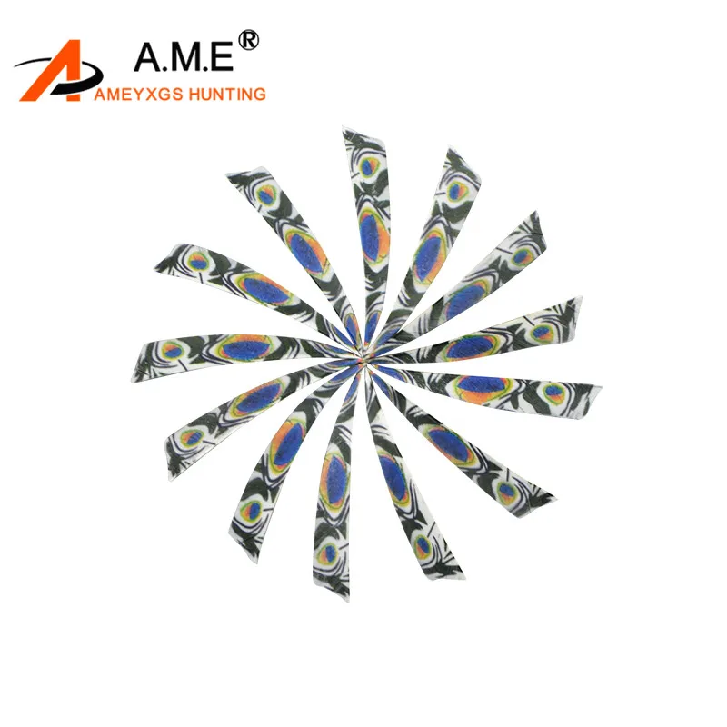 

20Pcs Archery 4 Inch Shield Shape Feathers Arrow Feather Fletching Right Wing Arrow Targeting feather For Hunting Accessories
