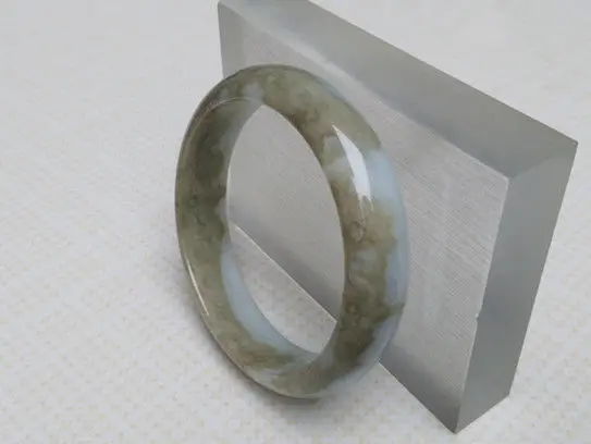 

NEW CHINA JADE 100% NATURAL YELLOW GRADE A BEAUTIFUL JADEITE BRACELET 57.2MM a 5.19
