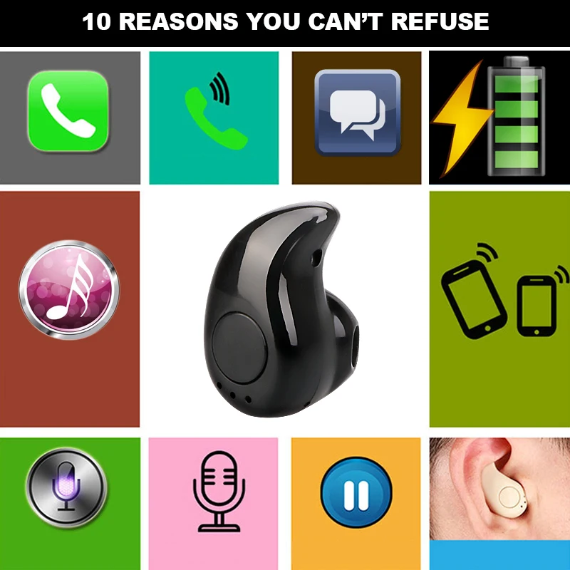 GutsyMan Mini Wireless in ear Bluetooth Earphone S530 Hands free Headphone Blutooth Stereo Auriculares Earbuds Headset Phone