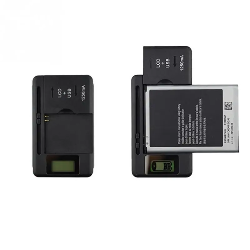 

Universal Battery Charger EU PLUG LCD Indicator Screen Cell Phones USB Charger For Cell Phones Smart Charger