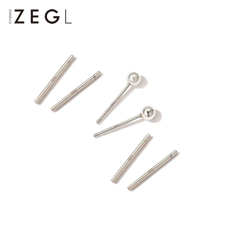 Женские серьги ZEGL 999 серебряные наклейки на уши женские простые с Минни иглы для