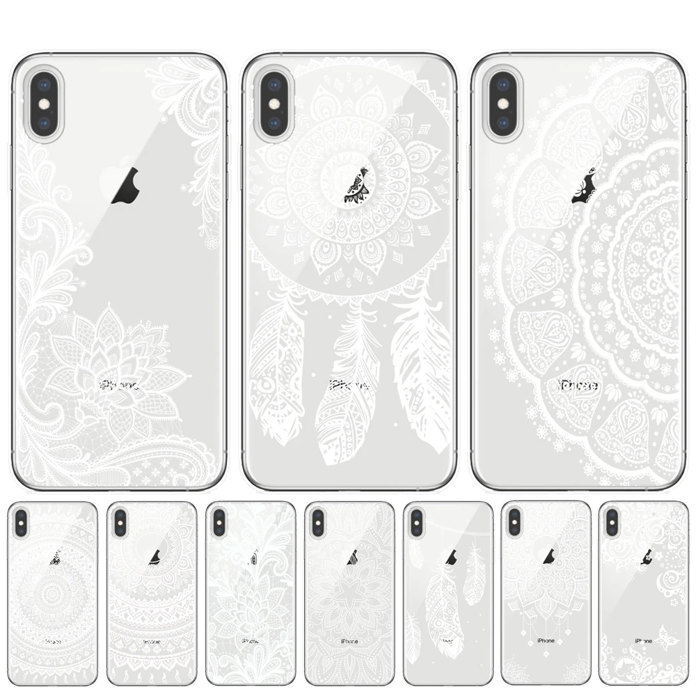 Чехол для телефона в стиле ретро с изображением цветов мандалы iPhone 11 Pro XS Max X XR 8 7 6